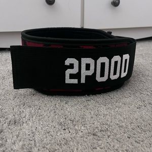 2POOD limited edition Semifinals weightlifting belt red xxs